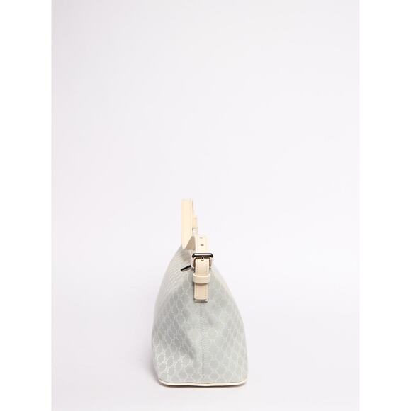 Celine Light Blue Canvas Shoulder Bag - Picture 3 of 12